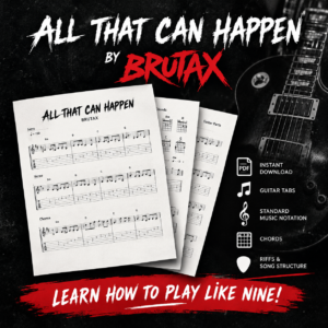 All That Can Happen - Music Sheet and Guitar Tab