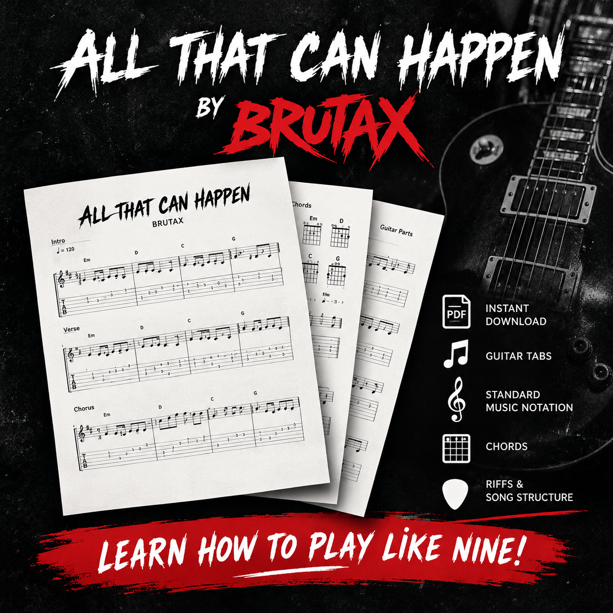 All That Can Happen - Music Sheet and Guitar Tab